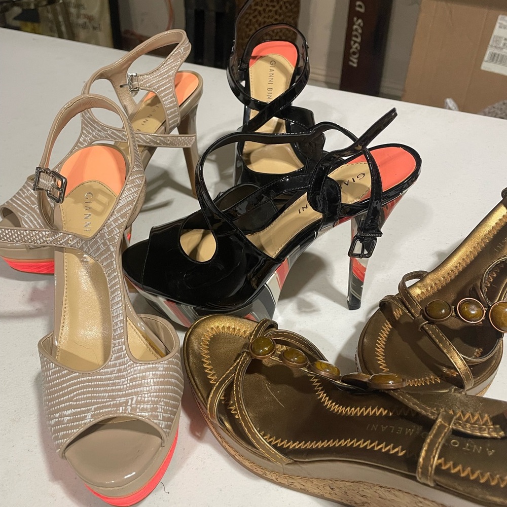 Bundle Deal! Two Gianni Bini Heels and an Antonio Melani wedge heel